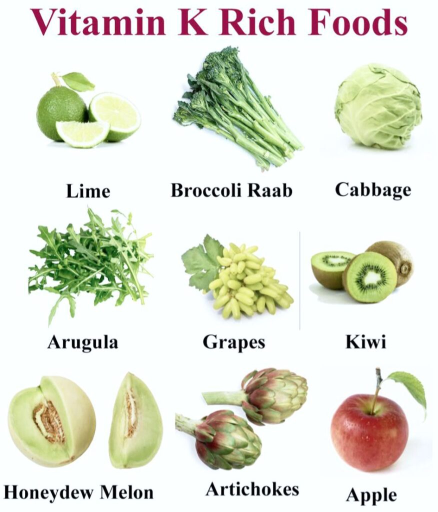 Vitamin K Rich Foods: Limes, Broccoli Raab, and More